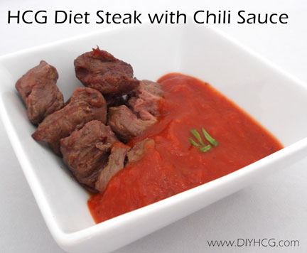 HCG Diet Phase 2 Recipe: Steak with Chili Sauce - Do-It-Yourself HCG