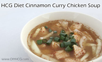 Spice it up! Make this cinnamon curry soup while on the HCG diet for a flavor blast!