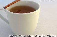 HCG Recipe Hot Apple Cider