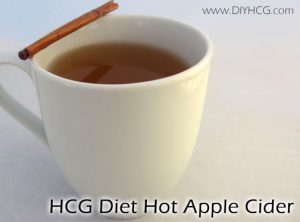 HCG Recipe Hot Apple Cider