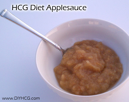 Make this tasty homemade stevia-sweetened applesauce recipe for phase 2 of the HCG diet... I love this recipe!