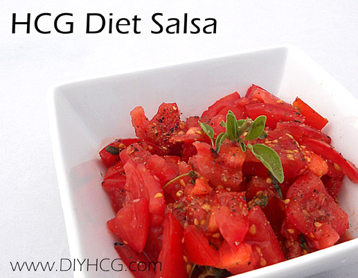 Make your own homemade salsa that is approved for Phase 2 of the HCG diet!!! Yum!