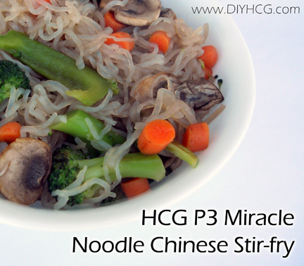 Chinese Stirfry recipe for phase 3 of the HCG Diet