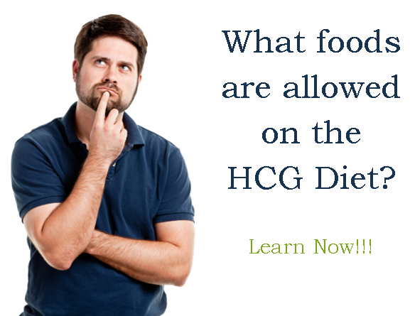 Learn what foods are allowed on the HCG diet- broken down into breakfast, lunch, and dinner.