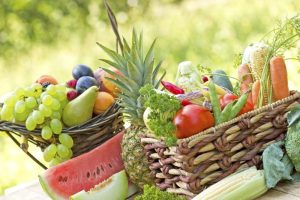 Baskets of Fruit & Vegatables