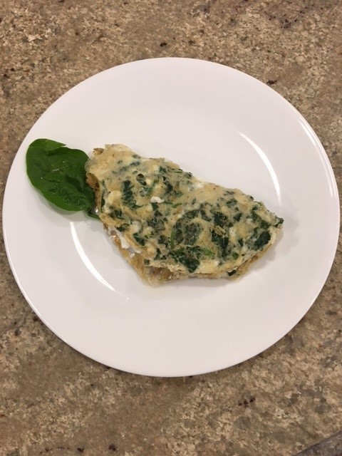 Spinach and Egg Omelet for the HCG Diet (Phase 2) - Do-It-Yourself HCG