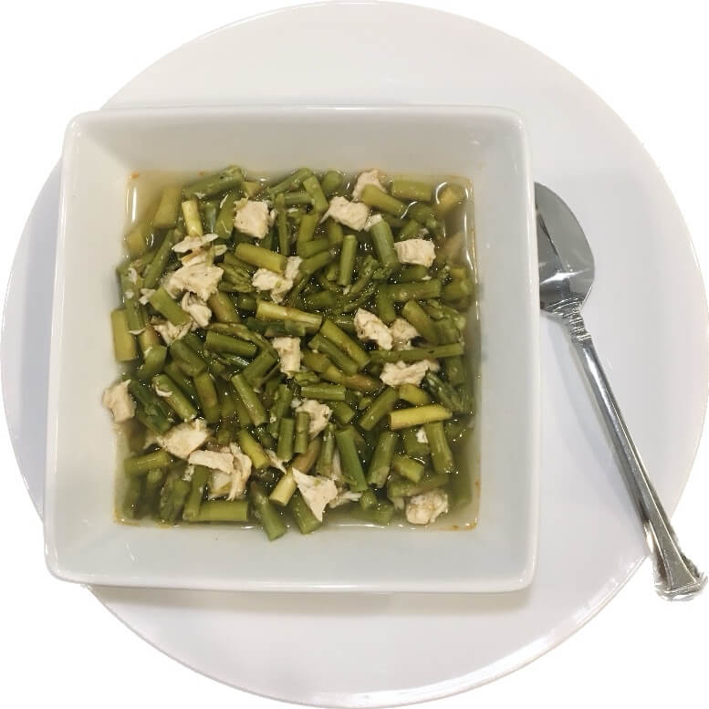 Cajun Chicken Asparagus Soup (Phase 2) DoItYourself HCG