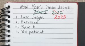 Image of same New Year's Resolutions, Simply Changing the Year